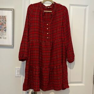Loft Plaid Dress